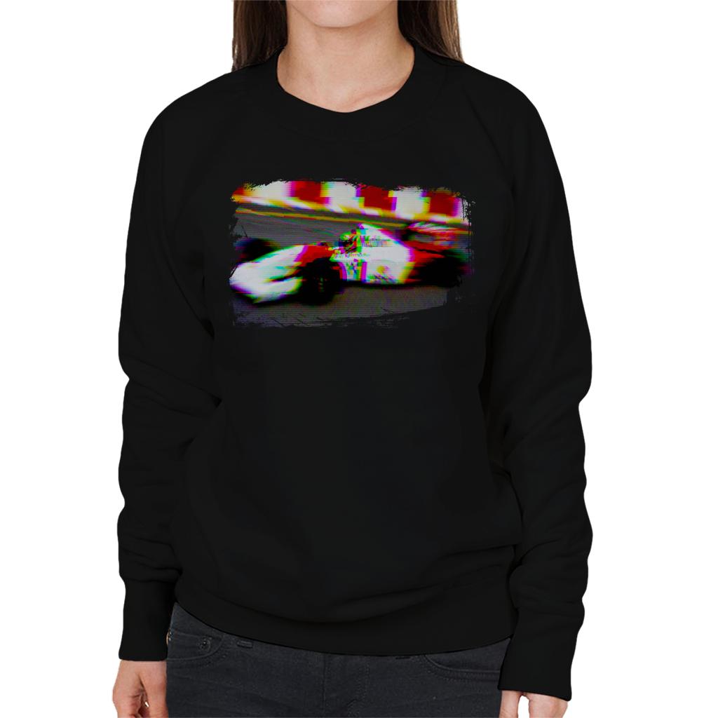 Motorsport Images Ayrton Senna Brazil 1993 Women's Sweatshirt-ALL + EVERY