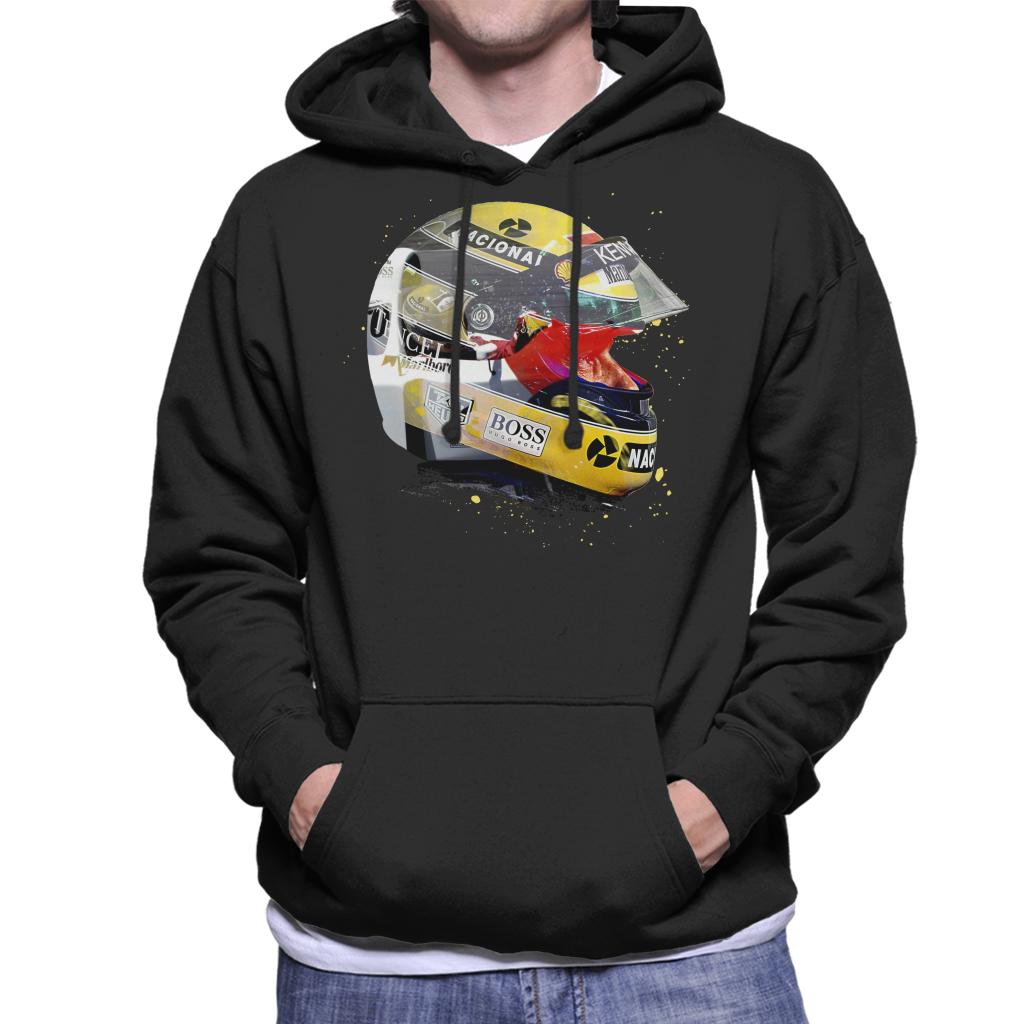 Motorsport Images Ayrton Senna Japanese Grand Prix 1993 Men's Hooded Sweatshirt-ALL + EVERY