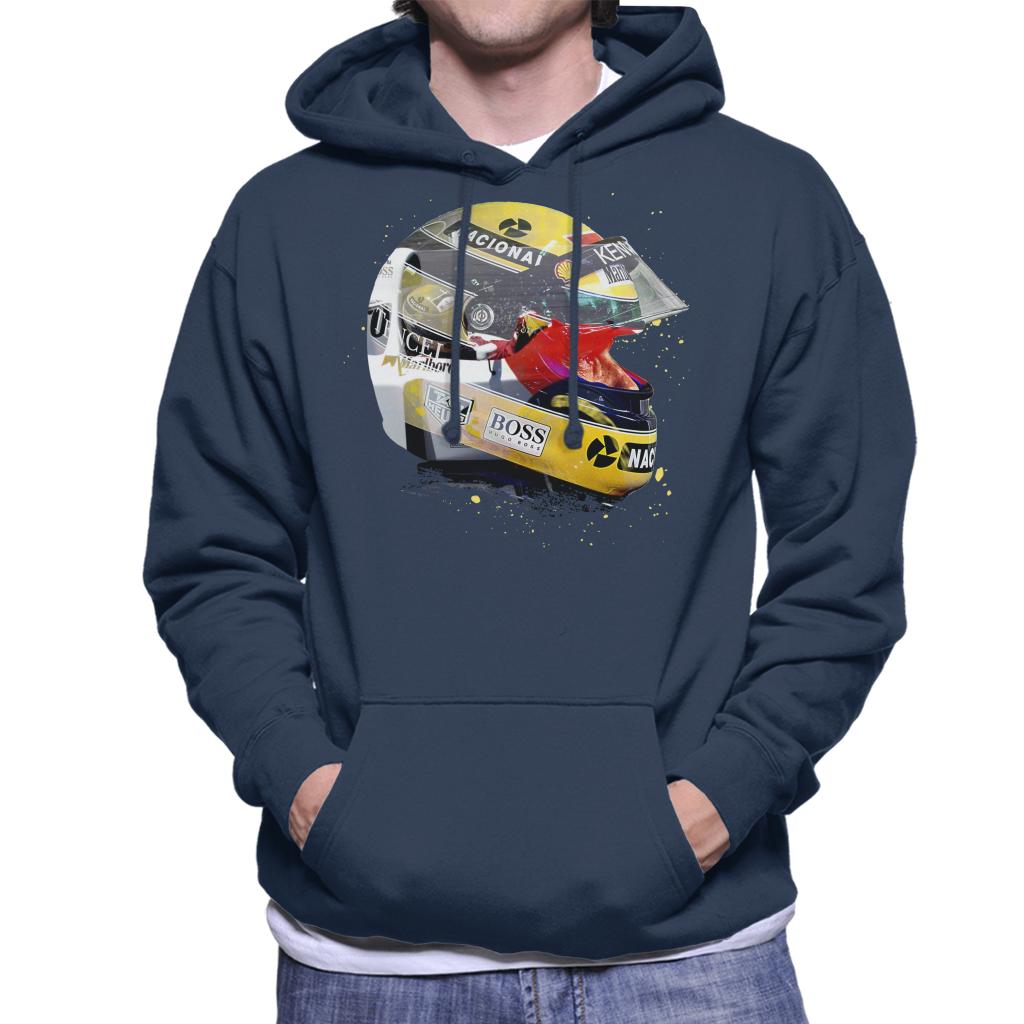 Motorsport Images Ayrton Senna Japanese Grand Prix 1993 Men's Hooded Sweatshirt-ALL + EVERY