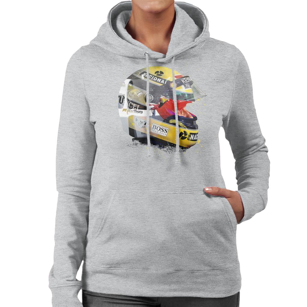 Motorsport Images Ayrton Senna Japanese Grand Prix 1993 Women's Hooded Sweatshirt-ALL + EVERY