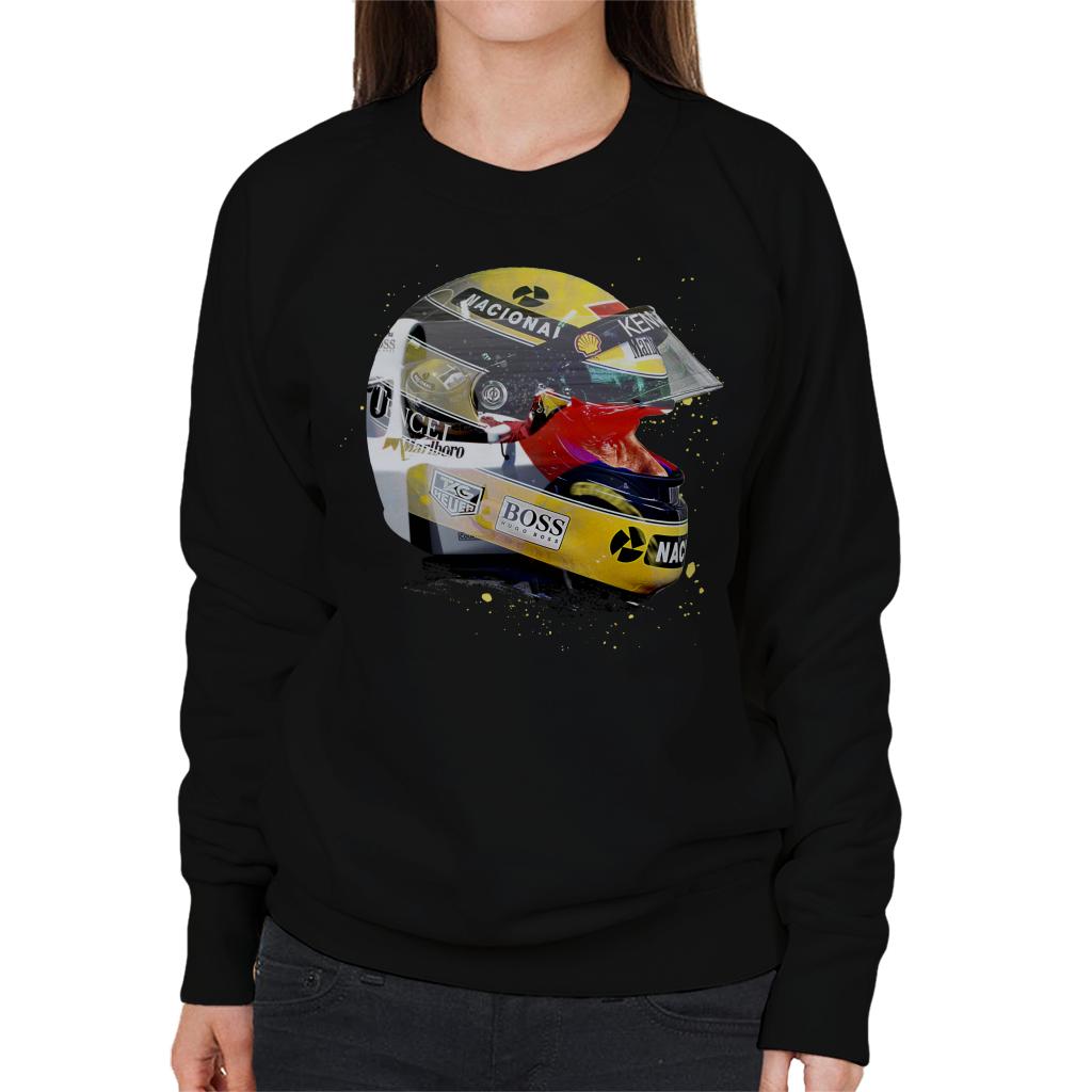 Motorsport Images Ayrton Senna Japanese Grand Prix 1993 Women's Sweatshirt-ALL + EVERY