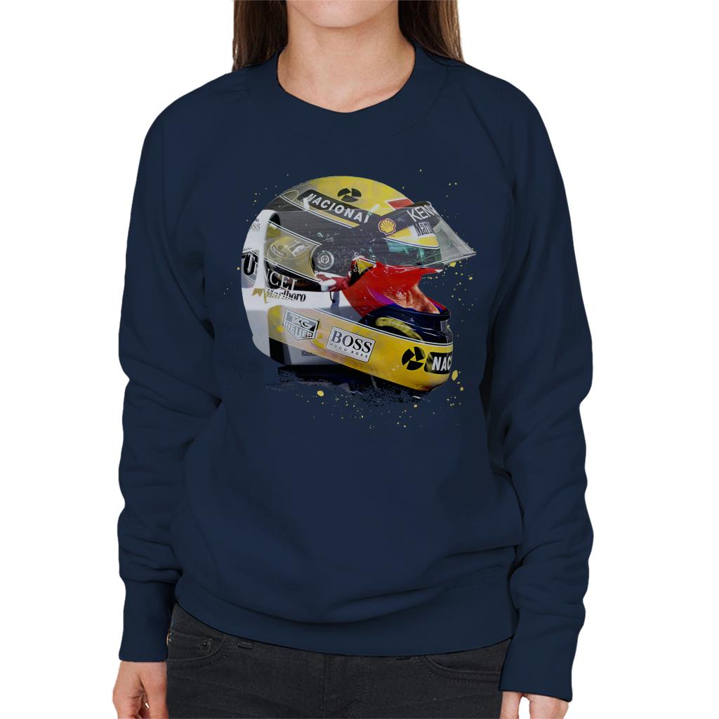 Motorsport Images Ayrton Senna Japanese Grand Prix 1993 Women's Sweatshirt-ALL + EVERY