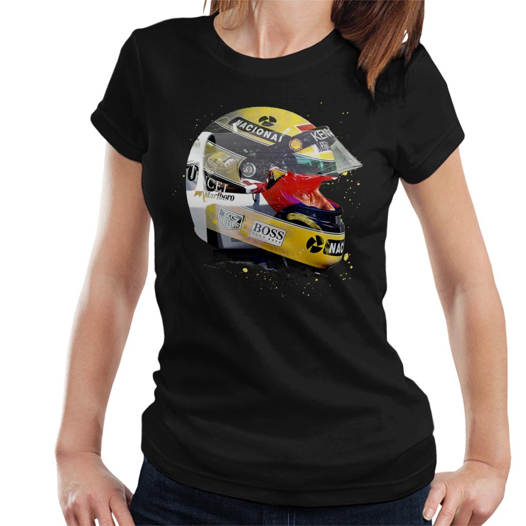 Motorsport Images Ayrton Senna Japanese Grand Prix 1993 Women's T-Shirt-ALL + EVERY