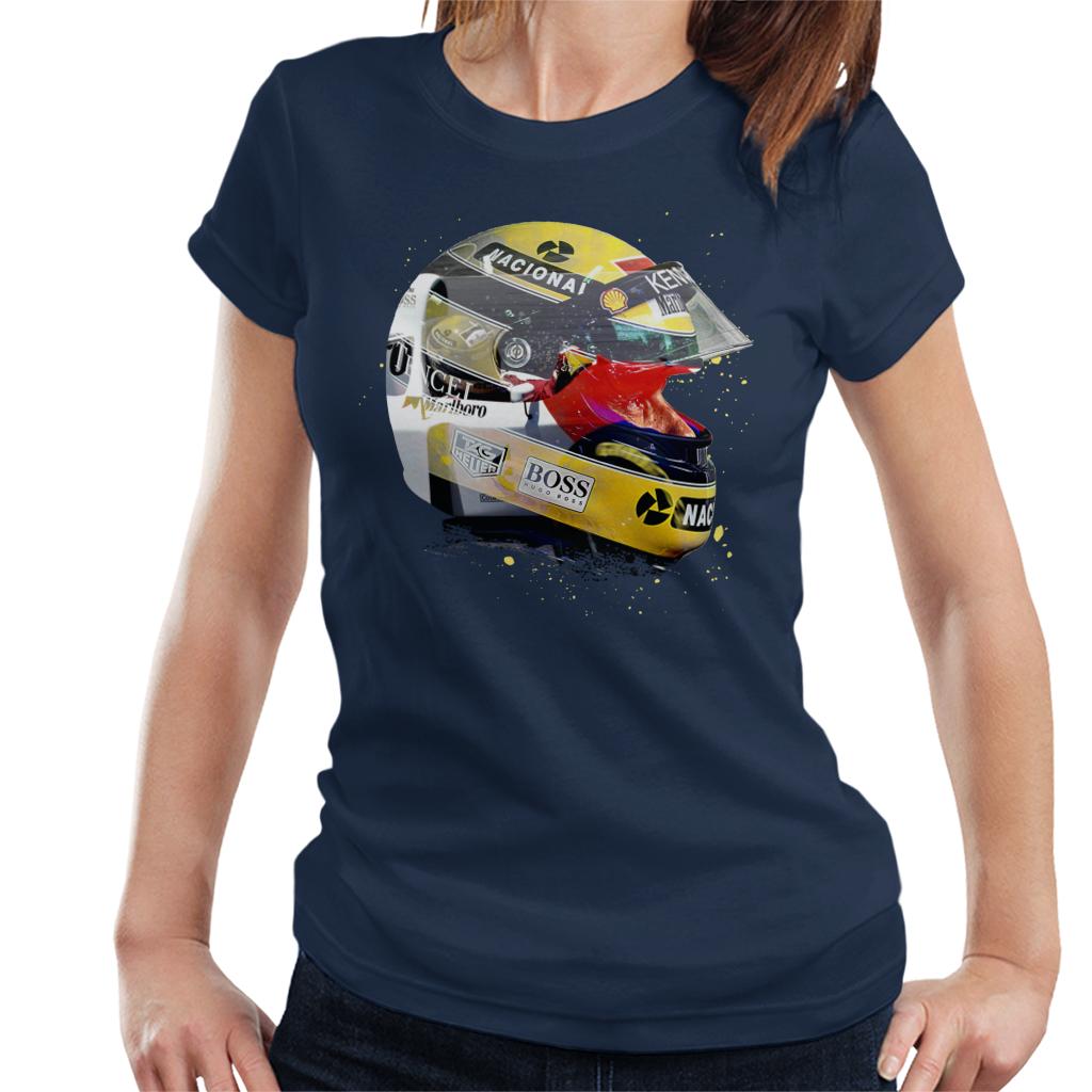 Motorsport Images Ayrton Senna Japanese Grand Prix 1993 Women's T-Shirt-ALL + EVERY