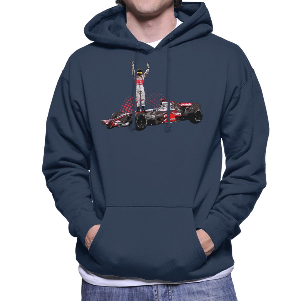 Motorsport Images Lewis Hamilton 2014 Wembley Men's Hooded Sweatshirt-ALL + EVERY