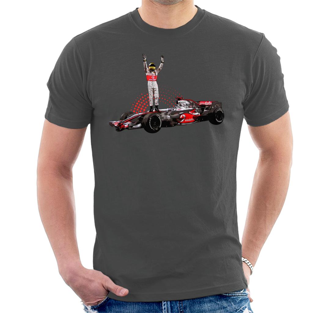 Motorsport Images Lewis Hamilton 2014 Wembley Men's T-Shirt-ALL + EVERY