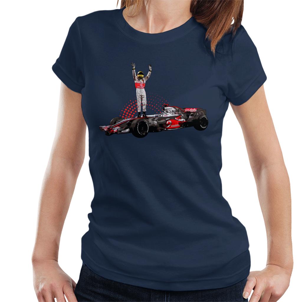 Motorsport Images Lewis Hamilton 2014 Wembley Women's T-Shirt-ALL + EVERY