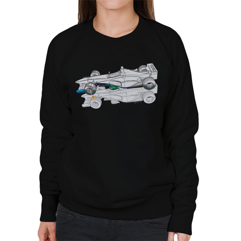 Motorsport Images Benetton B199 Comparison With B198 Women's Sweatshirt-ALL + EVERY