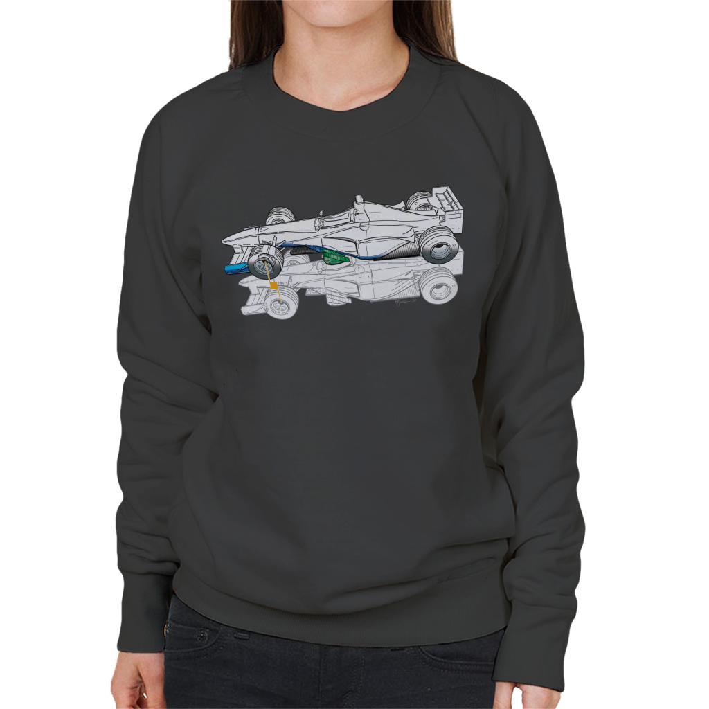 Motorsport Images Benetton B199 Comparison With B198 Women's Sweatshirt-ALL + EVERY