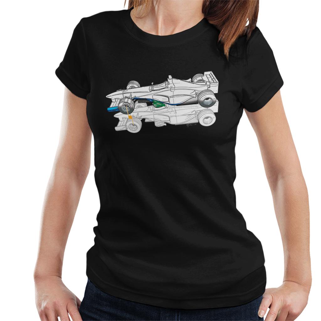 Motorsport Images Benetton B199 Comparison With B198 Women's T-Shirt-ALL + EVERY