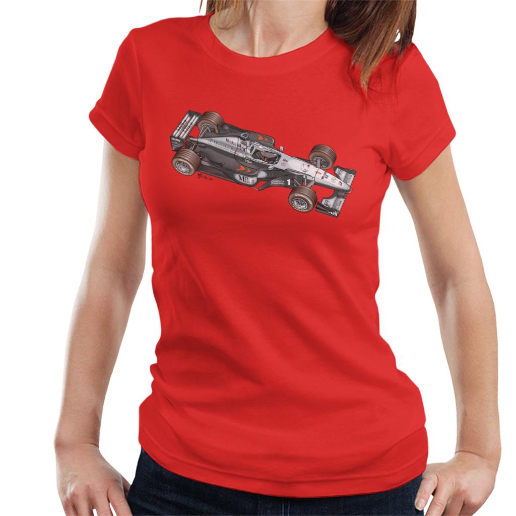 Motorsport Images McLaren MP4 14 Overview Women's T-Shirt-ALL + EVERY