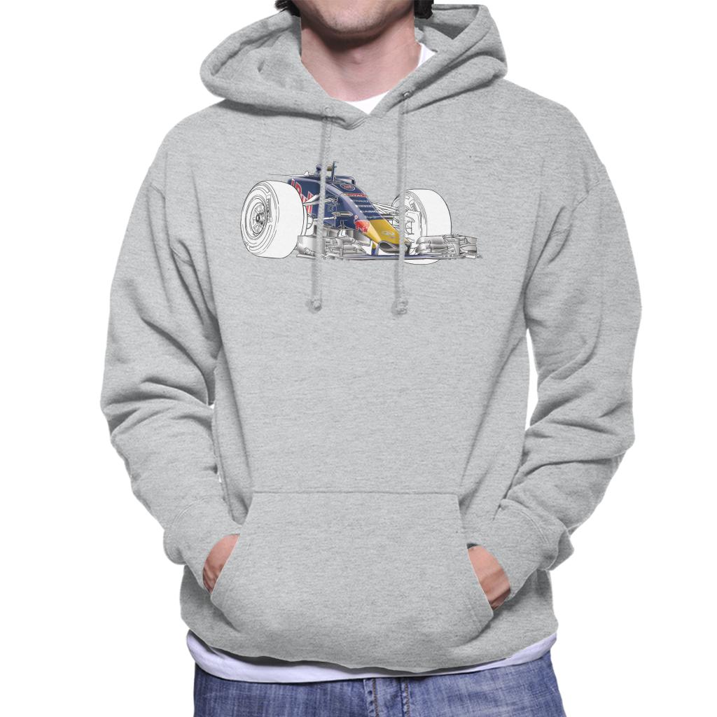 Motorsport Images Red Bull RB11 Nose S Duct Men's Hooded Sweatshirt-ALL + EVERY