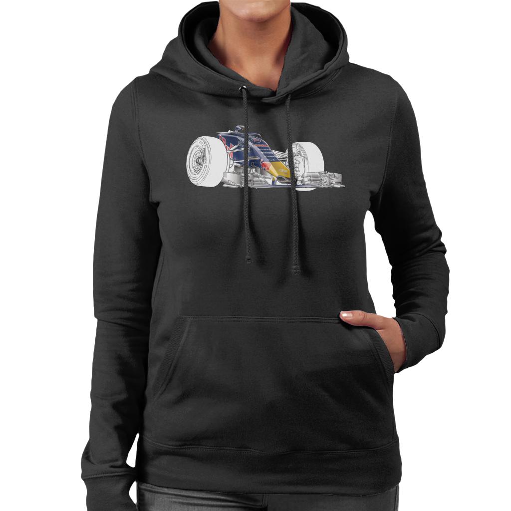 Motorsport Images Red Bull RB11 Nose S Duct Women's Hooded Sweatshirt-ALL + EVERY