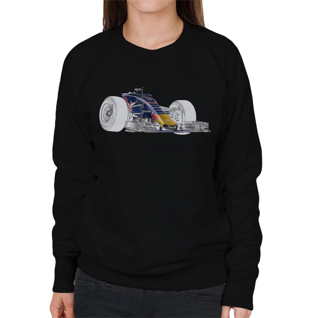 Motorsport Images Red Bull RB11 Nose S Duct Women's Sweatshirt-ALL + EVERY