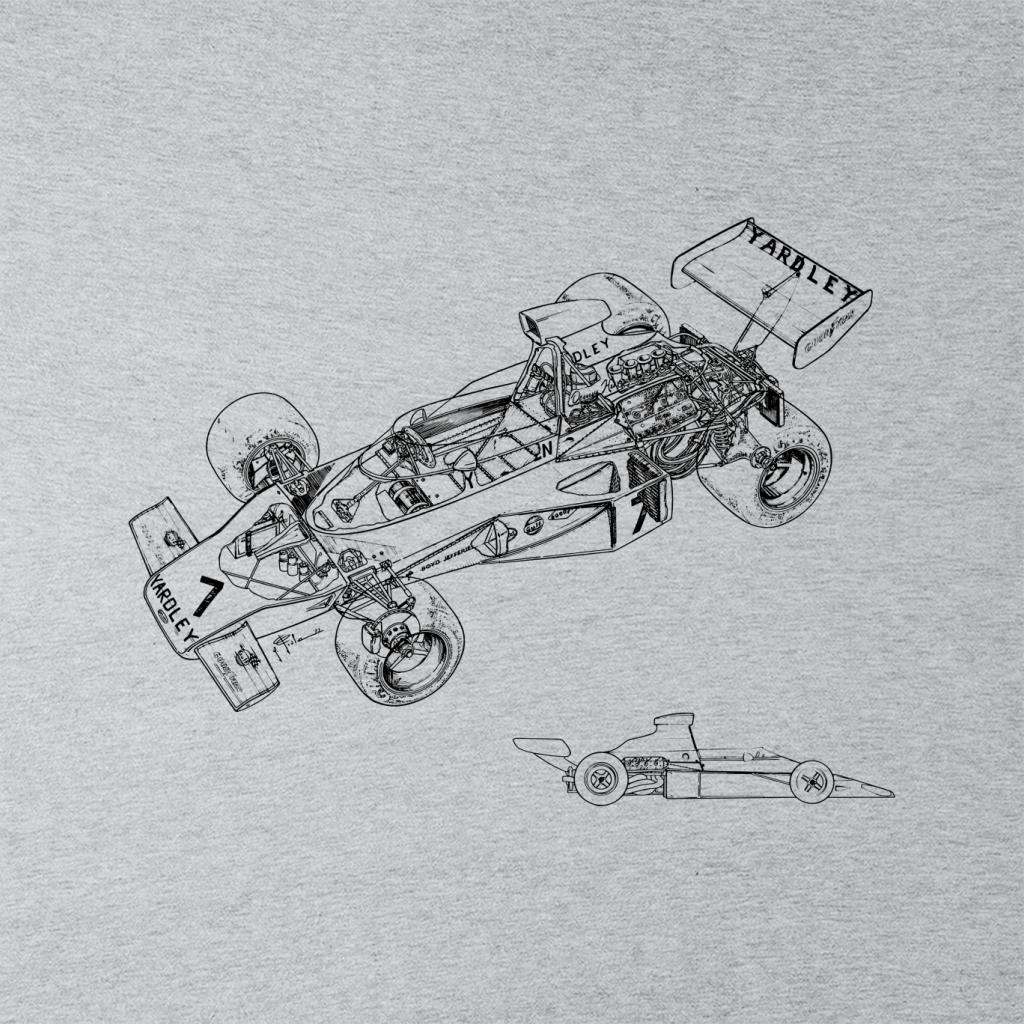 Motorsport Images McLaren M23 1973 Diagram Women's T-Shirt-ALL + EVERY