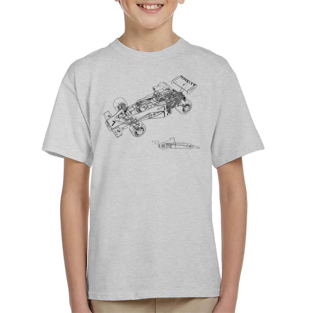 Motorsport Images McLaren M23 1973 Diagram Kids T-Shirt-ALL + EVERY