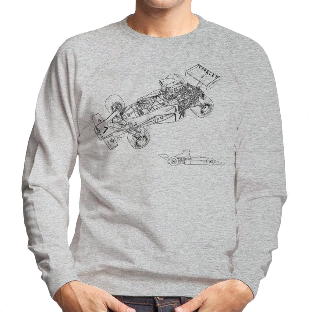 Motorsport Images McLaren M23 1973 Diagram Men's Sweatshirt-ALL + EVERY