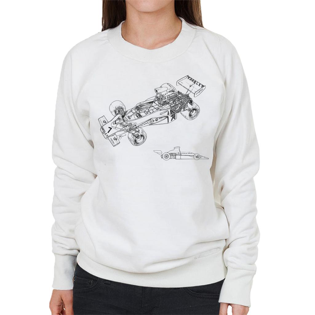 Motorsport Images McLaren M23 1973 Diagram Women's Sweatshirt-ALL + EVERY