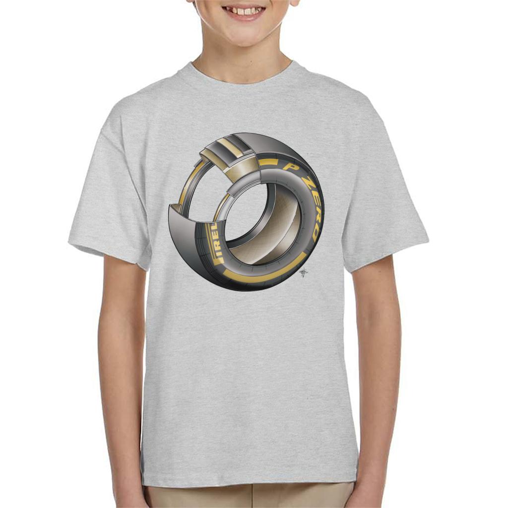 Motorsport Images Tyre Diagram Kids T-Shirt-ALL + EVERY