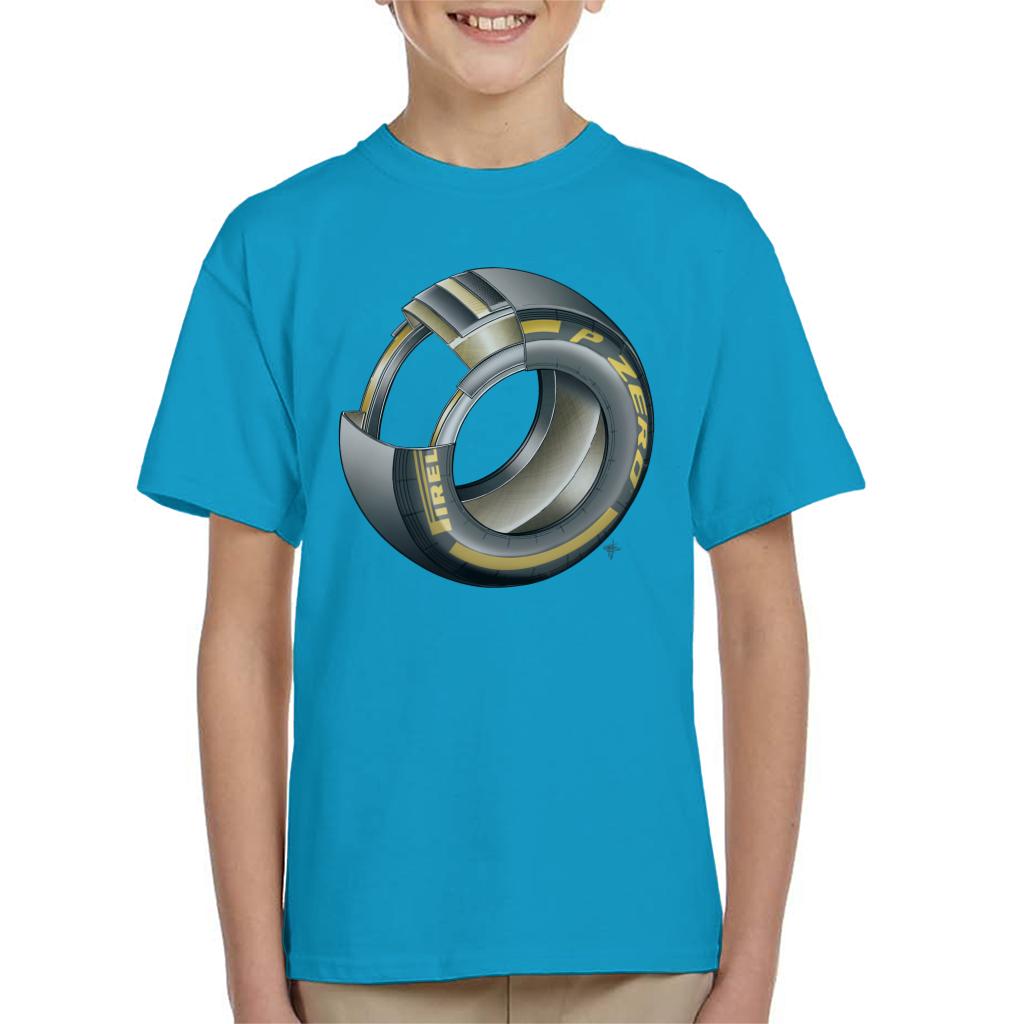 Motorsport Images Tyre Diagram Kids T-Shirt-ALL + EVERY