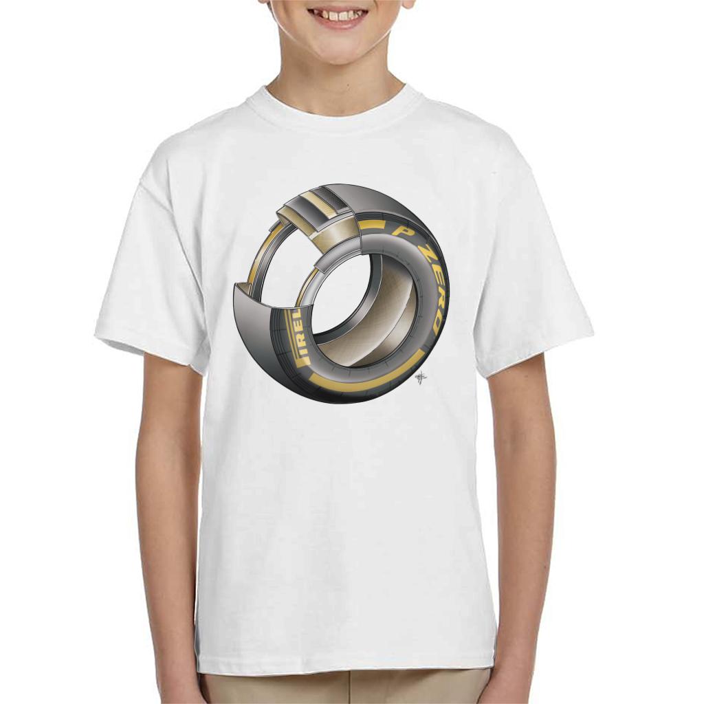 Motorsport Images Tyre Diagram Kids T-Shirt-ALL + EVERY