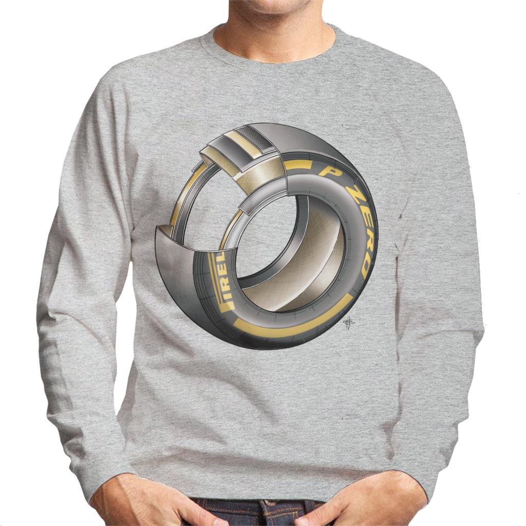 Motorsport Images Tyre Diagram Men's Sweatshirt-ALL + EVERY