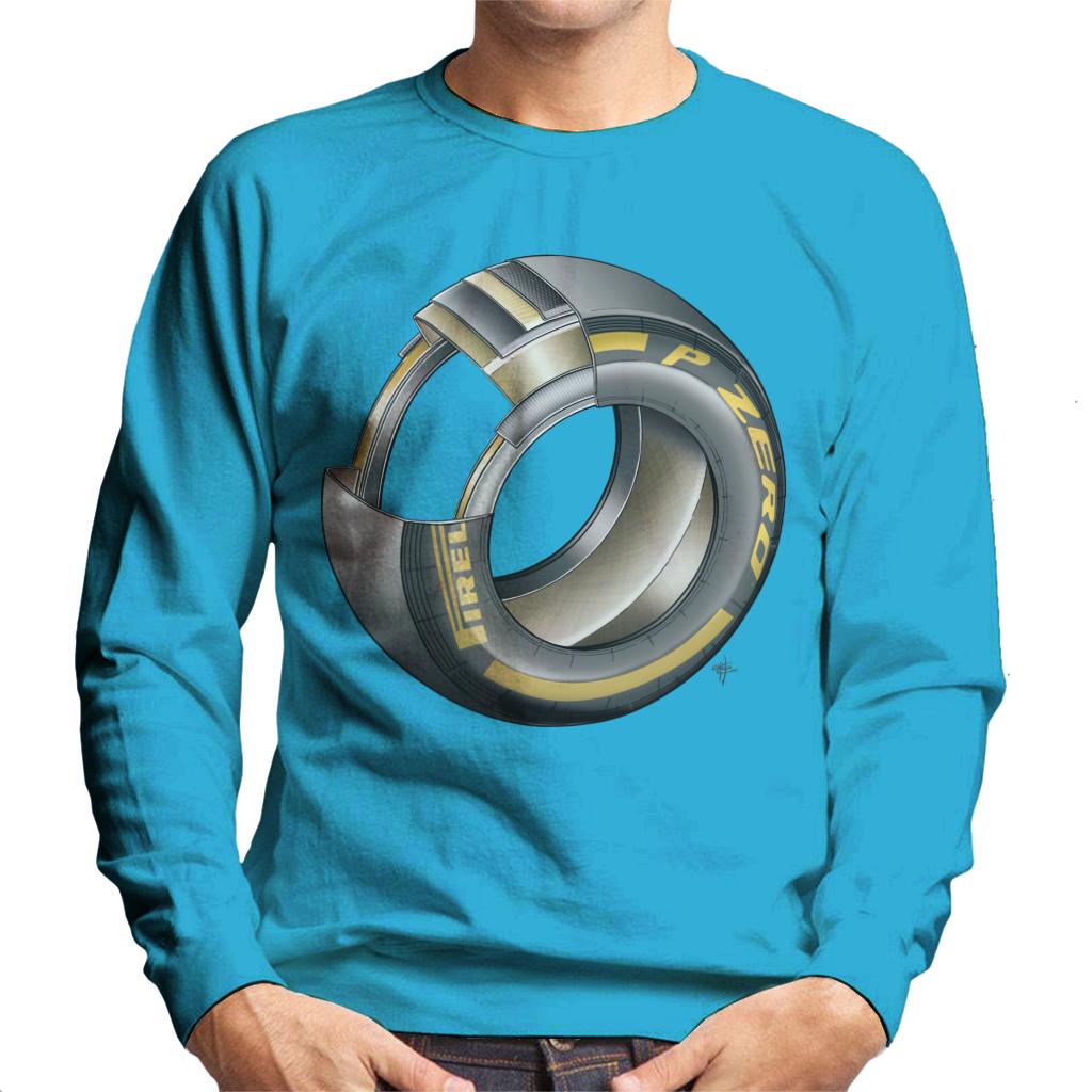 Motorsport Images Tyre Diagram Men's Sweatshirt-ALL + EVERY