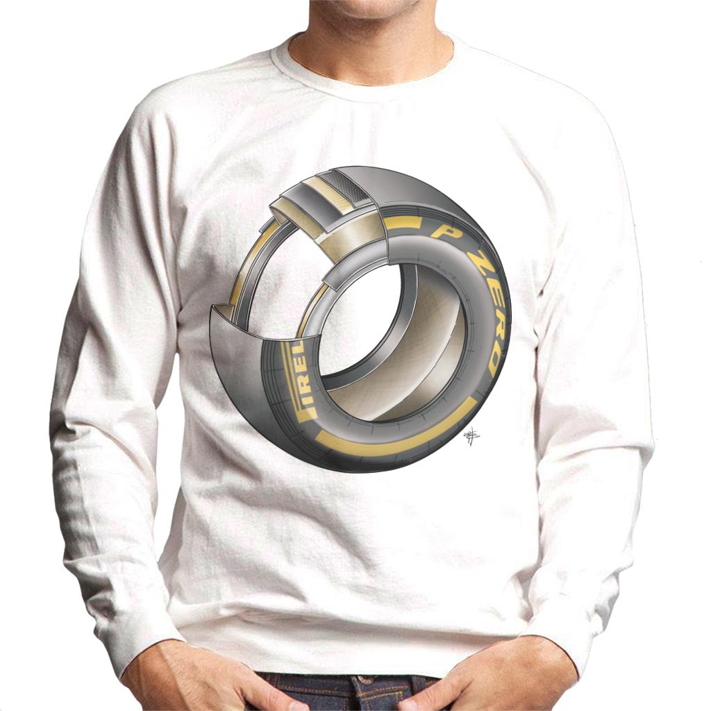 Motorsport Images Tyre Diagram Men's Sweatshirt-ALL + EVERY