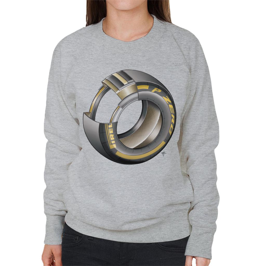 Motorsport Images Tyre Diagram Women's Sweatshirt-ALL + EVERY