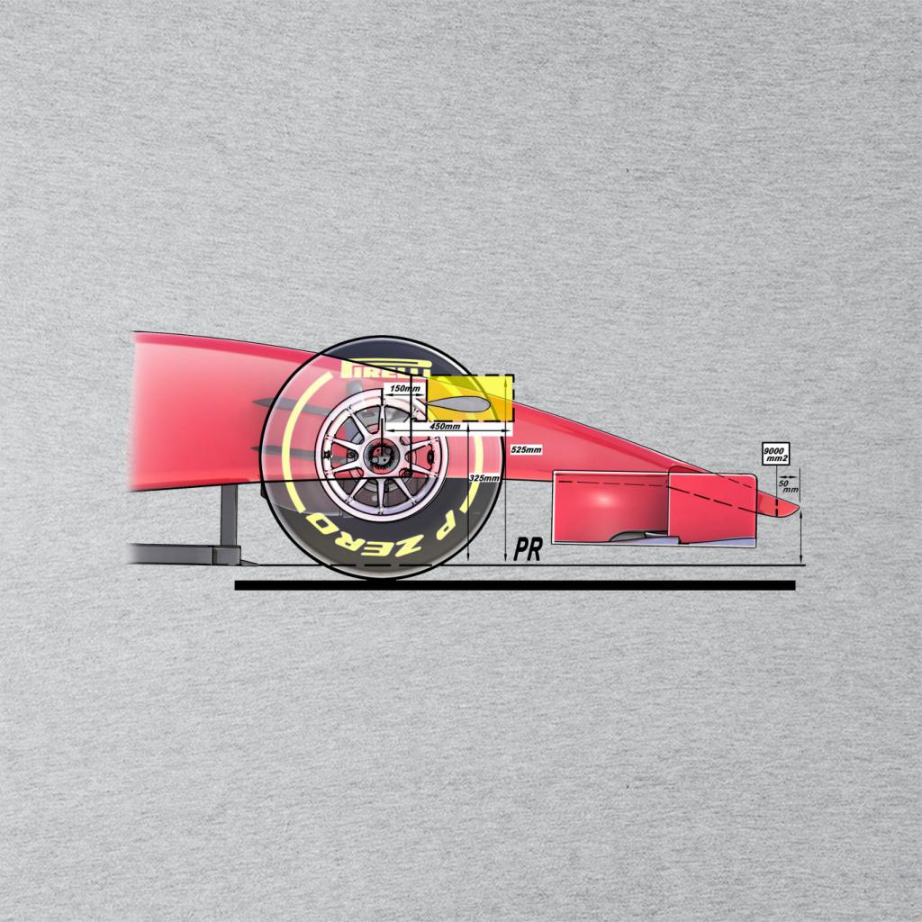 Motorsport Images FOM Front Camera Diagram Women's T-Shirt-ALL + EVERY