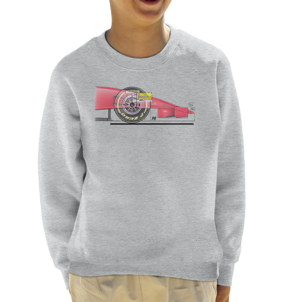 Motorsport Images FOM Front Camera Diagram Kids Sweatshirt-ALL + EVERY