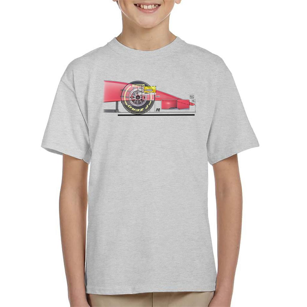 Motorsport Images FOM Front Camera Diagram Kids T-Shirt-ALL + EVERY