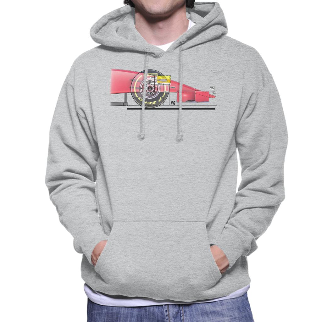 Motorsport Images FOM Front Camera Diagram Men's Hooded Sweatshirt-ALL + EVERY