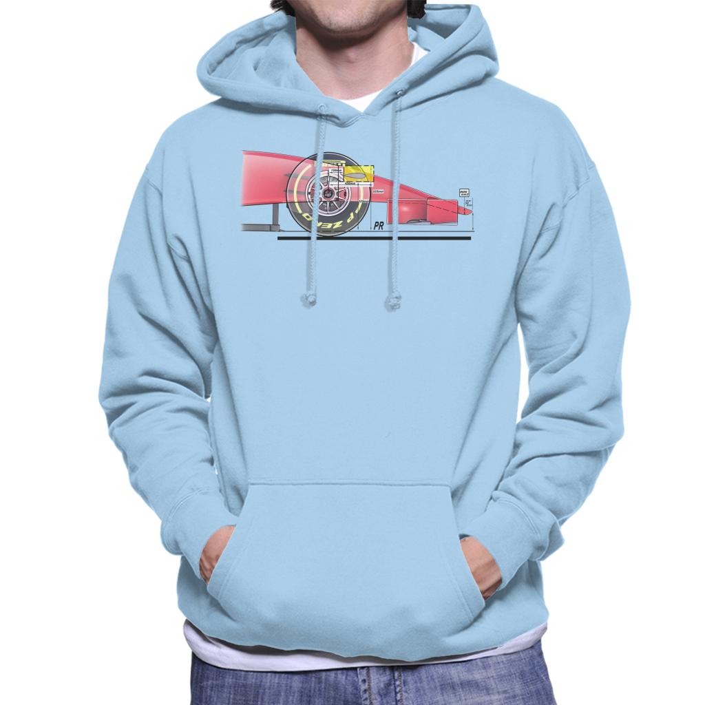 Motorsport Images FOM Front Camera Diagram Men's Hooded Sweatshirt-ALL + EVERY