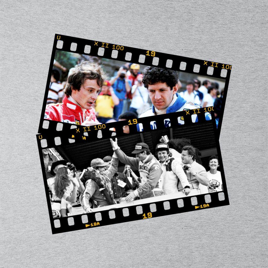 Motorsport Images Gilles Villeneuve & Jody Scheckter Photo Reel Women's T-Shirt-ALL + EVERY