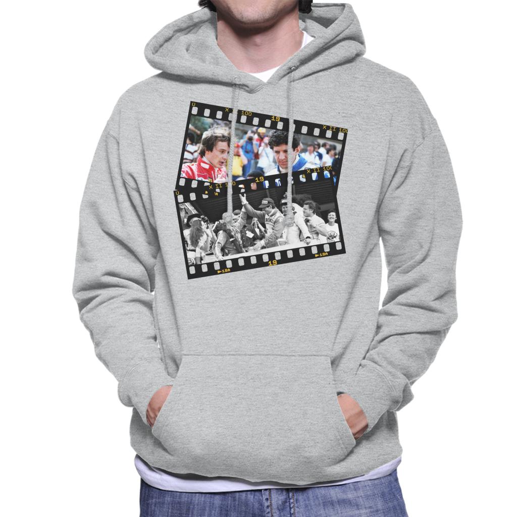 Motorsport Images Gilles Villeneuve & Jody Scheckter Photo Reel Men's Hooded Sweatshirt-ALL + EVERY