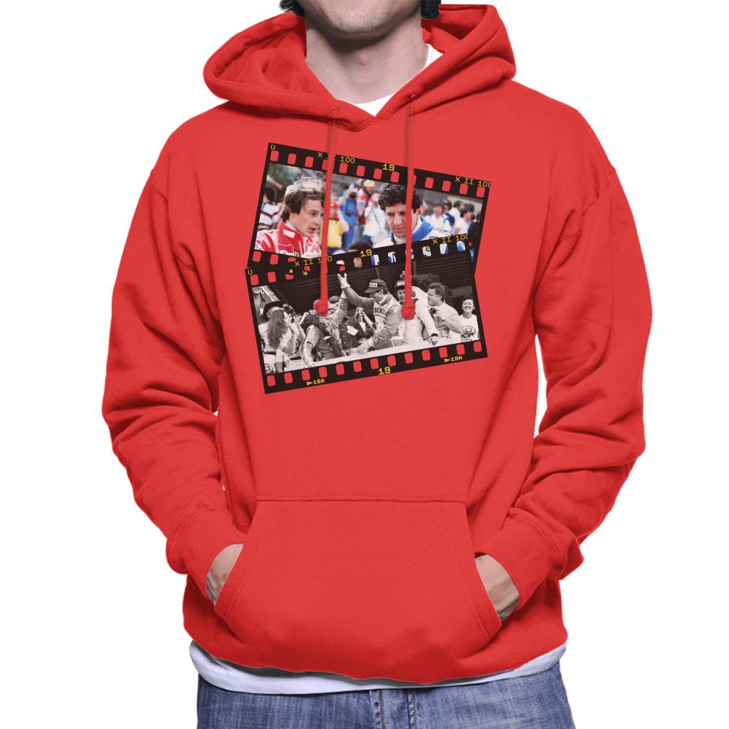 Motorsport Images Gilles Villeneuve & Jody Scheckter Photo Reel Men's Hooded Sweatshirt-ALL + EVERY