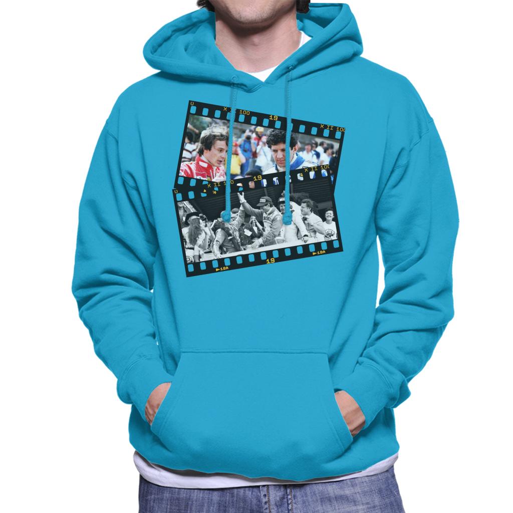 Motorsport Images Gilles Villeneuve & Jody Scheckter Photo Reel Men's Hooded Sweatshirt-ALL + EVERY