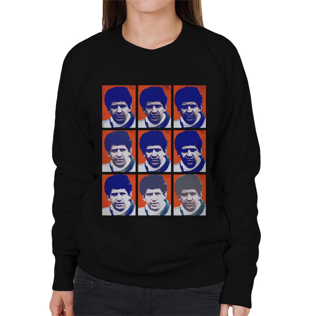 Motorsport Images Jody Scheckter 1979 Pop Art Women's Sweatshirt-ALL + EVERY