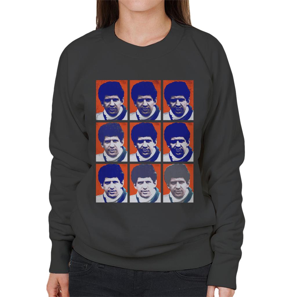 Motorsport Images Jody Scheckter 1979 Pop Art Women's Sweatshirt-ALL + EVERY