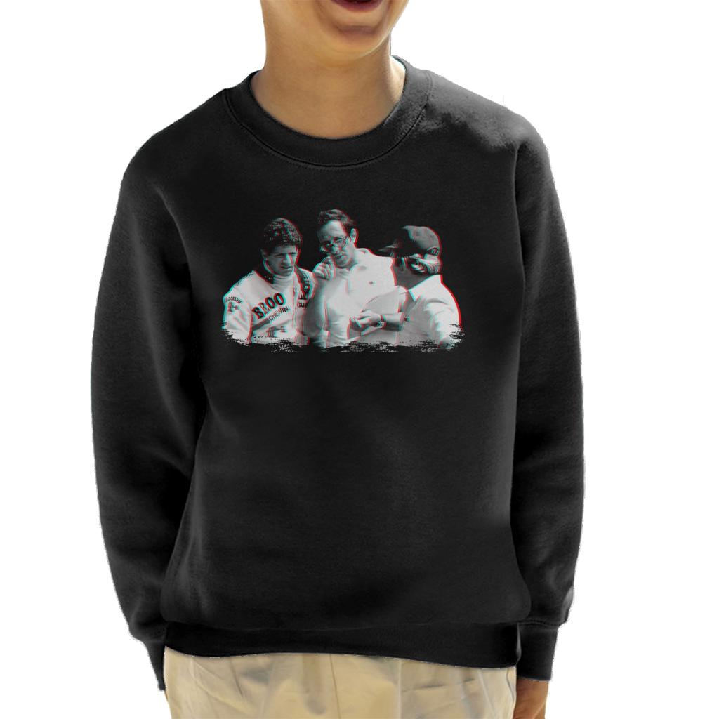 Motorsport Images Jody Scheckter Mauro Forghieri South African GP Kids Sweatshirt-ALL + EVERY