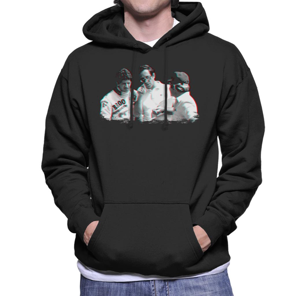 Motorsport Images Jody Scheckter Mauro Forghieri South African GP Men's Hooded Sweatshirt-ALL + EVERY