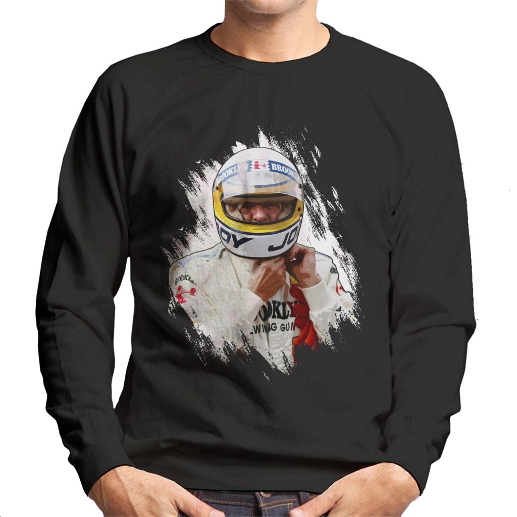 Motorsport Images Jody Scheckter Italian GP Helmet Men's Sweatshirt-ALL + EVERY