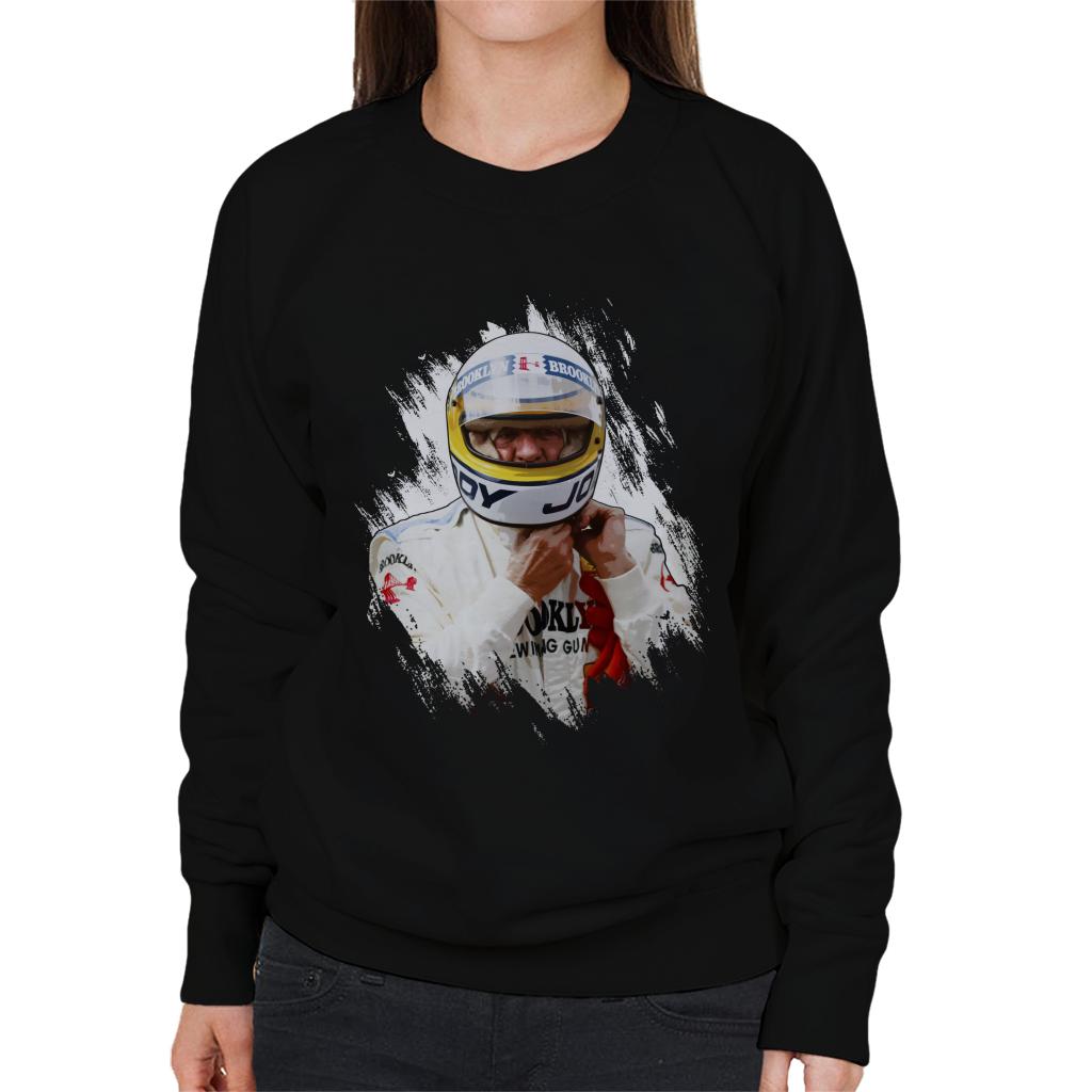 Motorsport Images Jody Scheckter Italian GP Helmet Women's Sweatshirt-ALL + EVERY