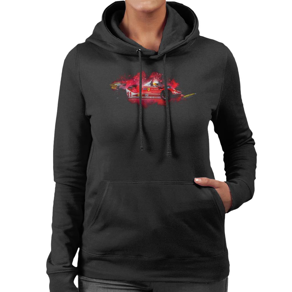 Motorsport Images Jody Scheckter 1979 Italian GP Stellar Effect Women's Hooded Sweatshirt-ALL + EVERY