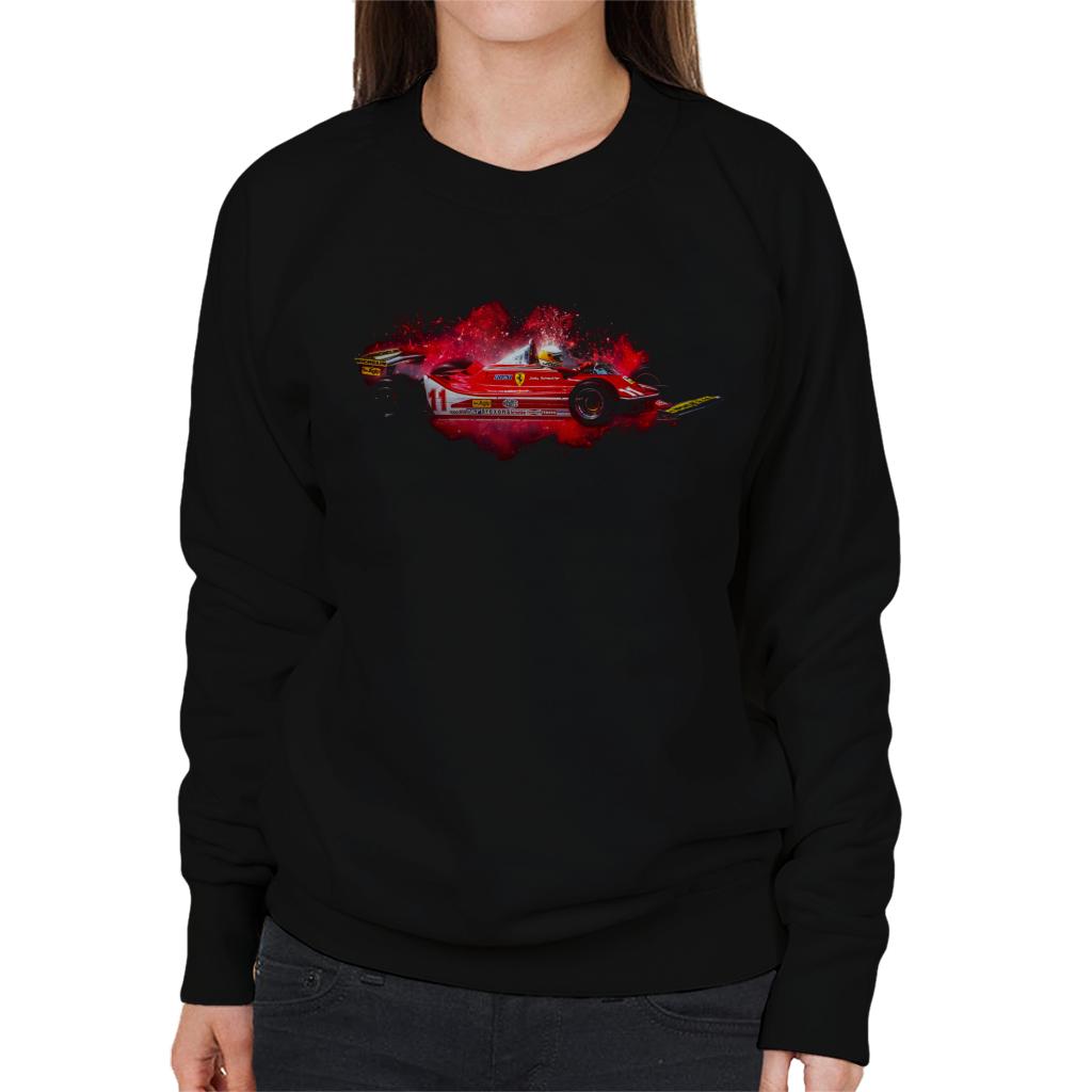 Motorsport Images Jody Scheckter 1979 Italian GP Stellar Effect Women's Sweatshirt-ALL + EVERY