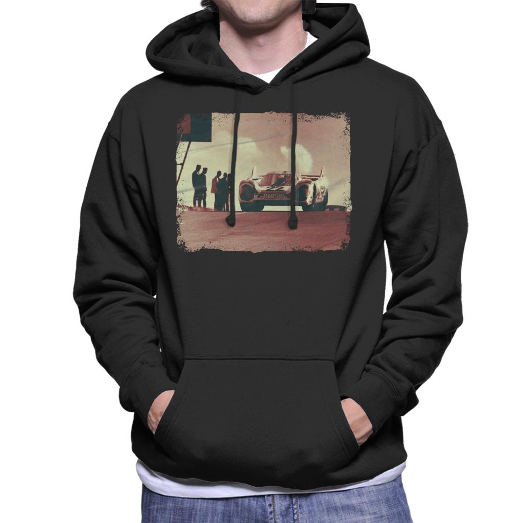 Motorsport Images Helmut Marko Le Mans 1971 Porsche 917k Men's Hooded Sweatshirt-ALL + EVERY