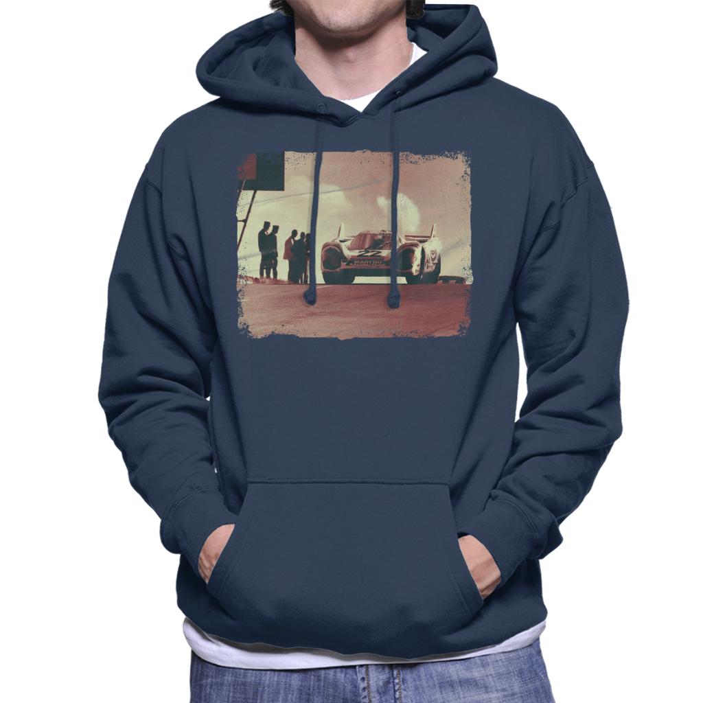 Motorsport Images Helmut Marko Le Mans 1971 Porsche 917k Men's Hooded Sweatshirt-ALL + EVERY