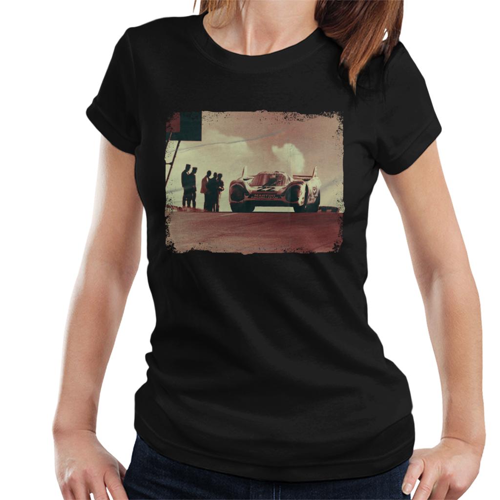 Motorsport Images Helmut Marko Le Mans 1971 Porsche 917k Women's T-Shirt-ALL + EVERY