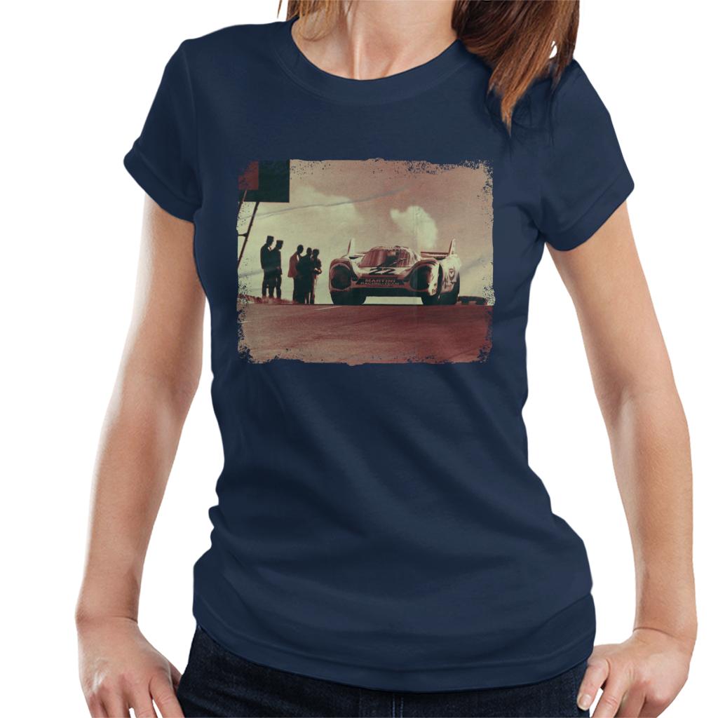 Motorsport Images Helmut Marko Le Mans 1971 Porsche 917k Women's T-Shirt-ALL + EVERY